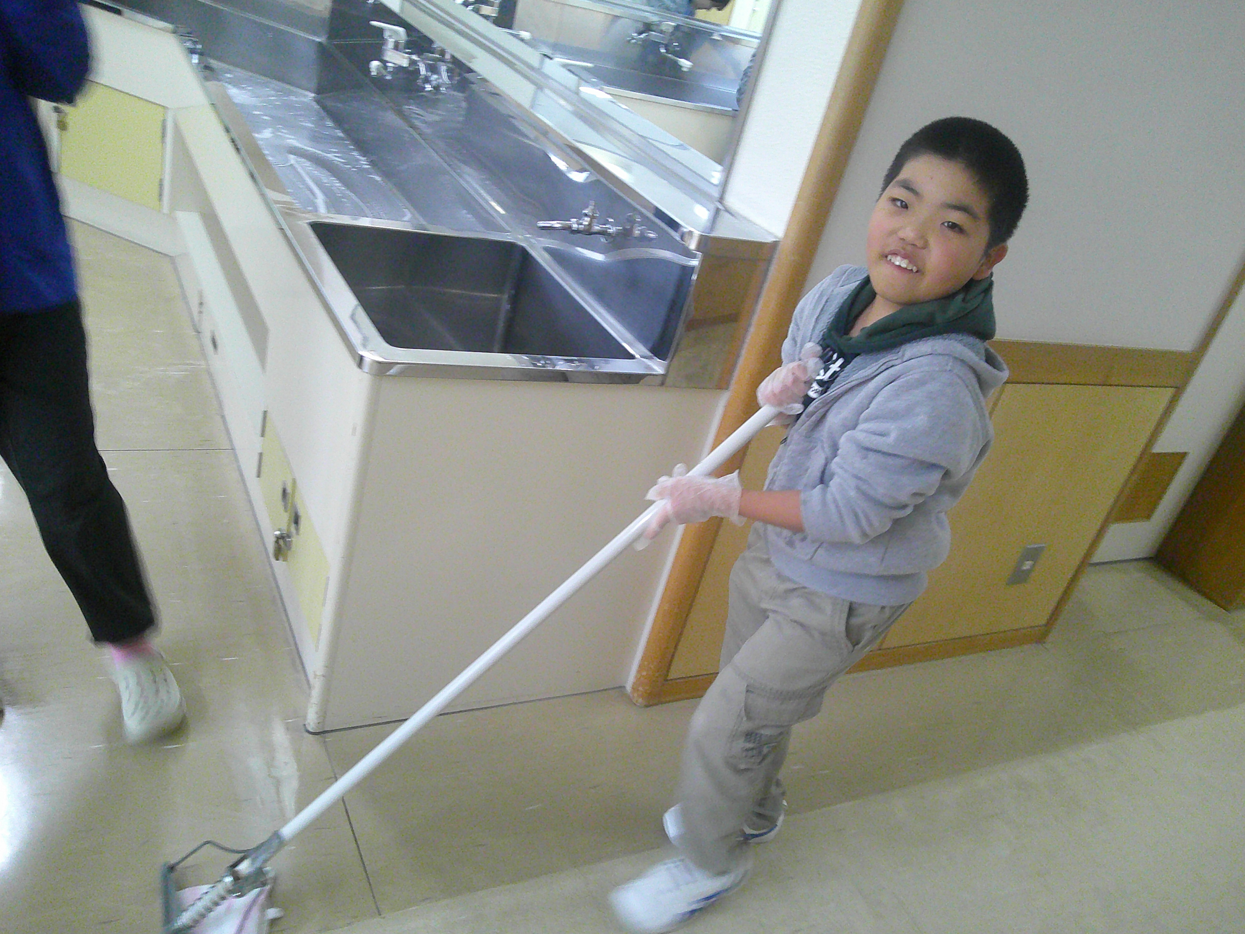 学園生活　掃除
