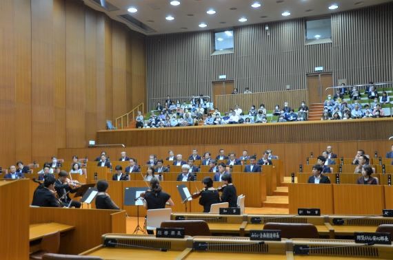 写真（議場見学）